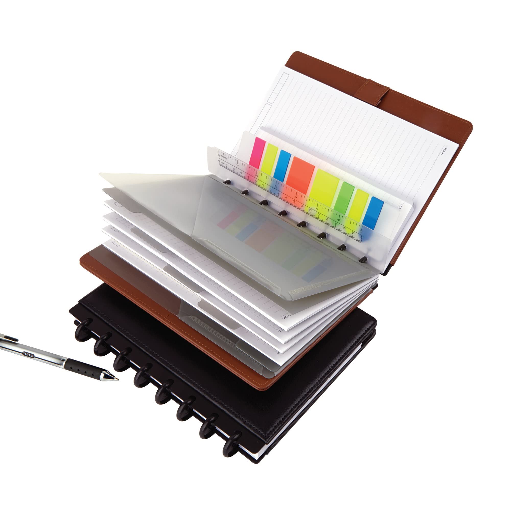 TUL Custom Note-Taking System Discbound Refill Pages, 5.5" x 8.5" Junior Size, Narrow Ruled, 100 Pages (50 Sheets) White - Image 3