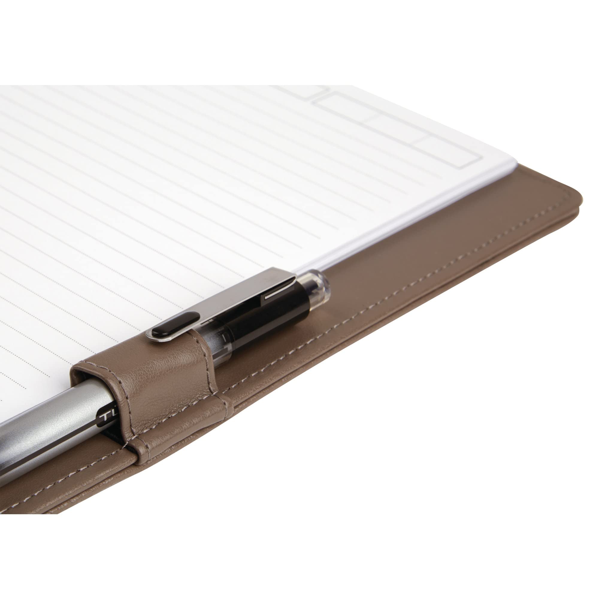 TUL® Discbound Notebook With Pebbled Leather Cover, Letter Size, Narrow Ruled, 60 Sheets, Rose Gold - Image 4