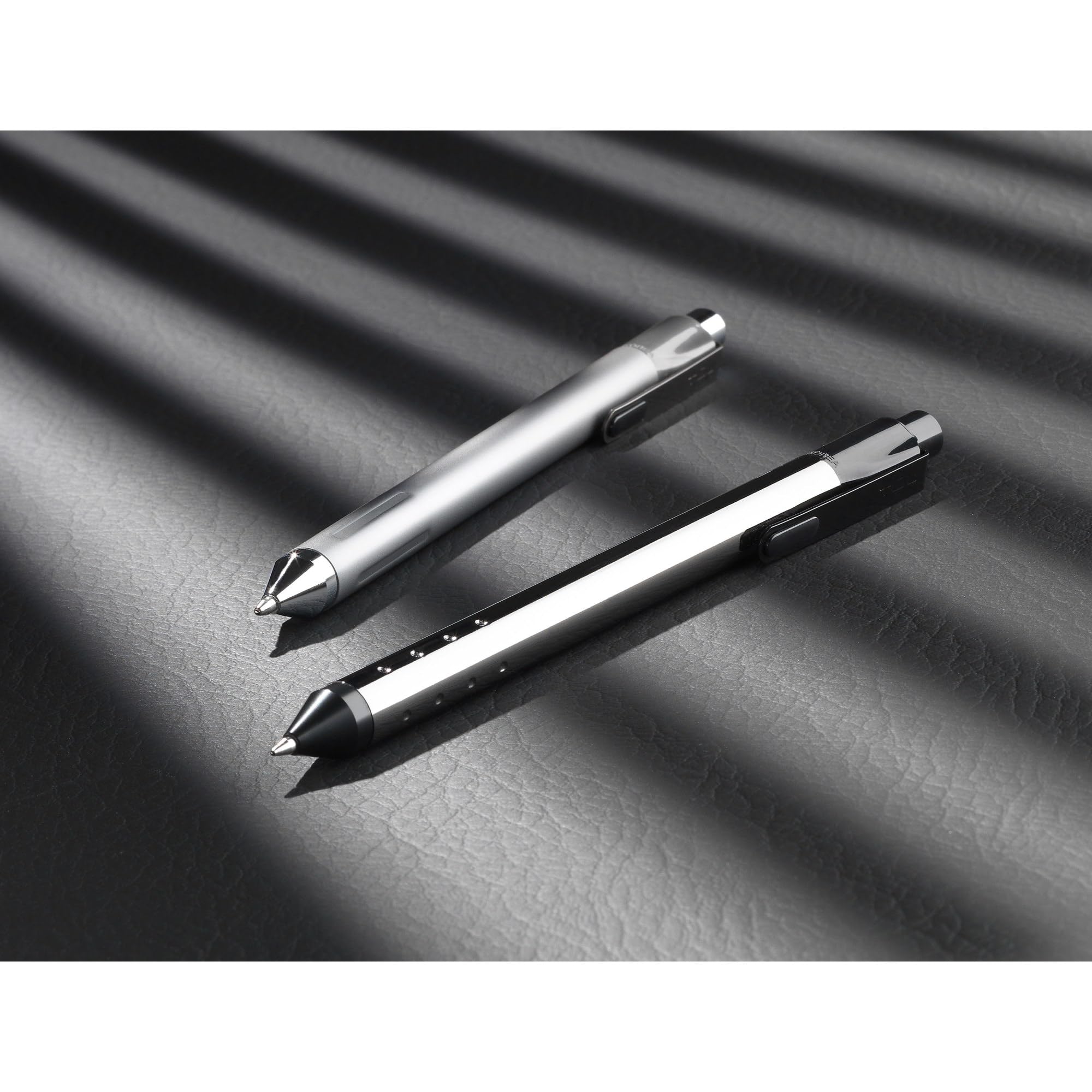 TUL® Fine Writing Solid Metal Barrel Ballpoint Pen With 2 Refills, Medium Point, 1.0 mm, Silver Barrel, Assorted Ink Colors - Image 4
