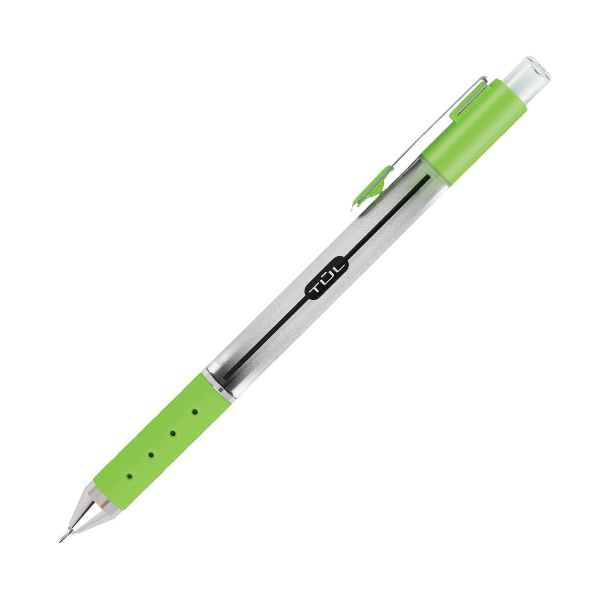 TUL Retractable Gel Pens, Bullet Point, 0.5 mm, Gray Barrel, Assorted Bright Ink Colors, Pack Of 8 - Image 4
