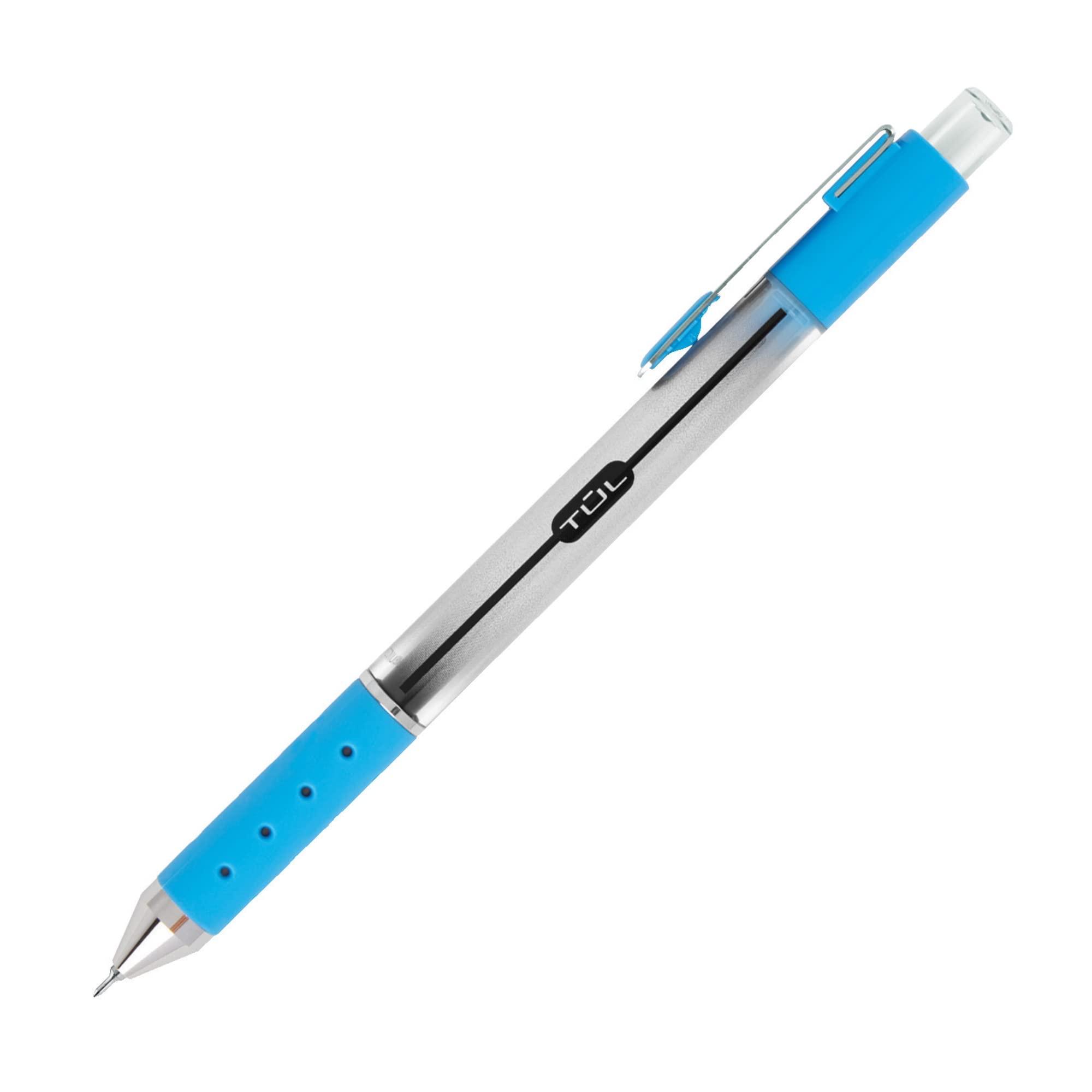 TUL Retractable Gel Pens, Bullet Point, 0.5 mm, Gray Barrel, Assorted Bright Ink Colors, Pack Of 8 - Image 8