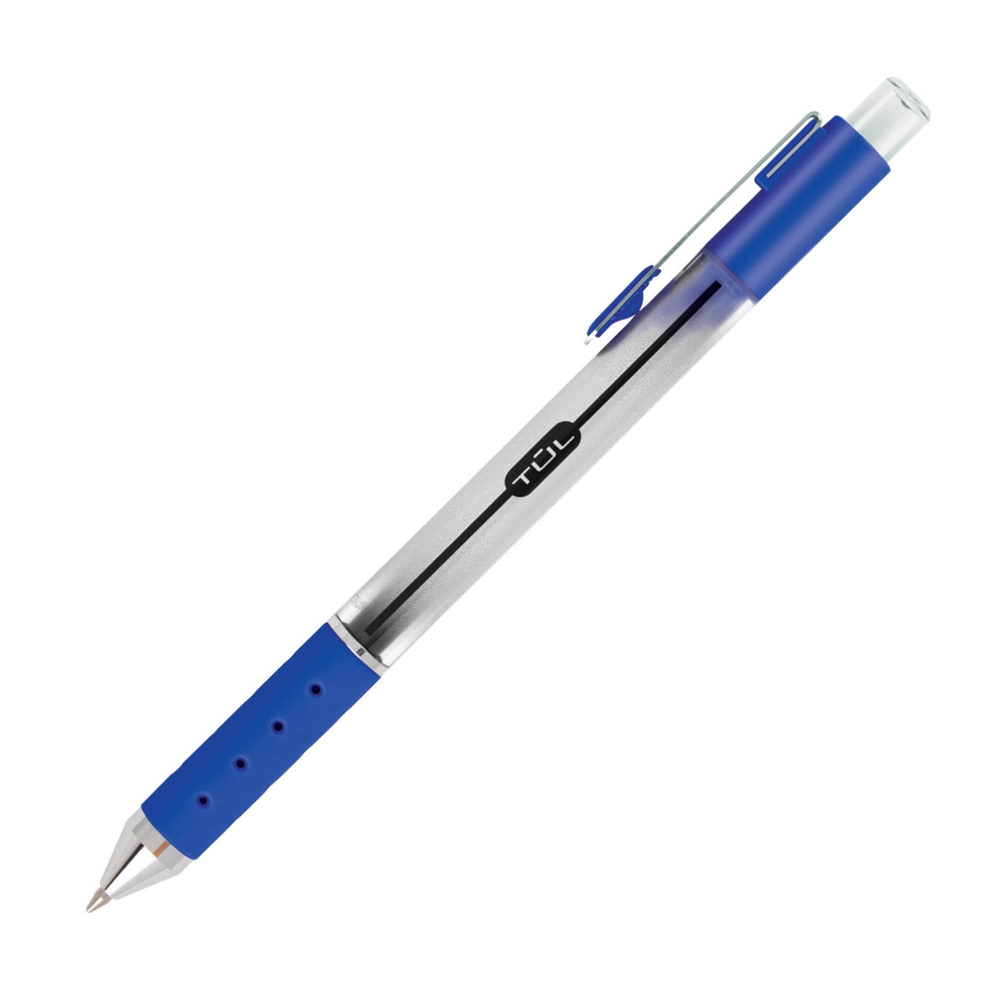 TUL Retractable Gel Pens, Bullet Point, 0.7 mm, Gray Barrel, Assorted Standard Ink Colors, Pack Of 8 - Image 4