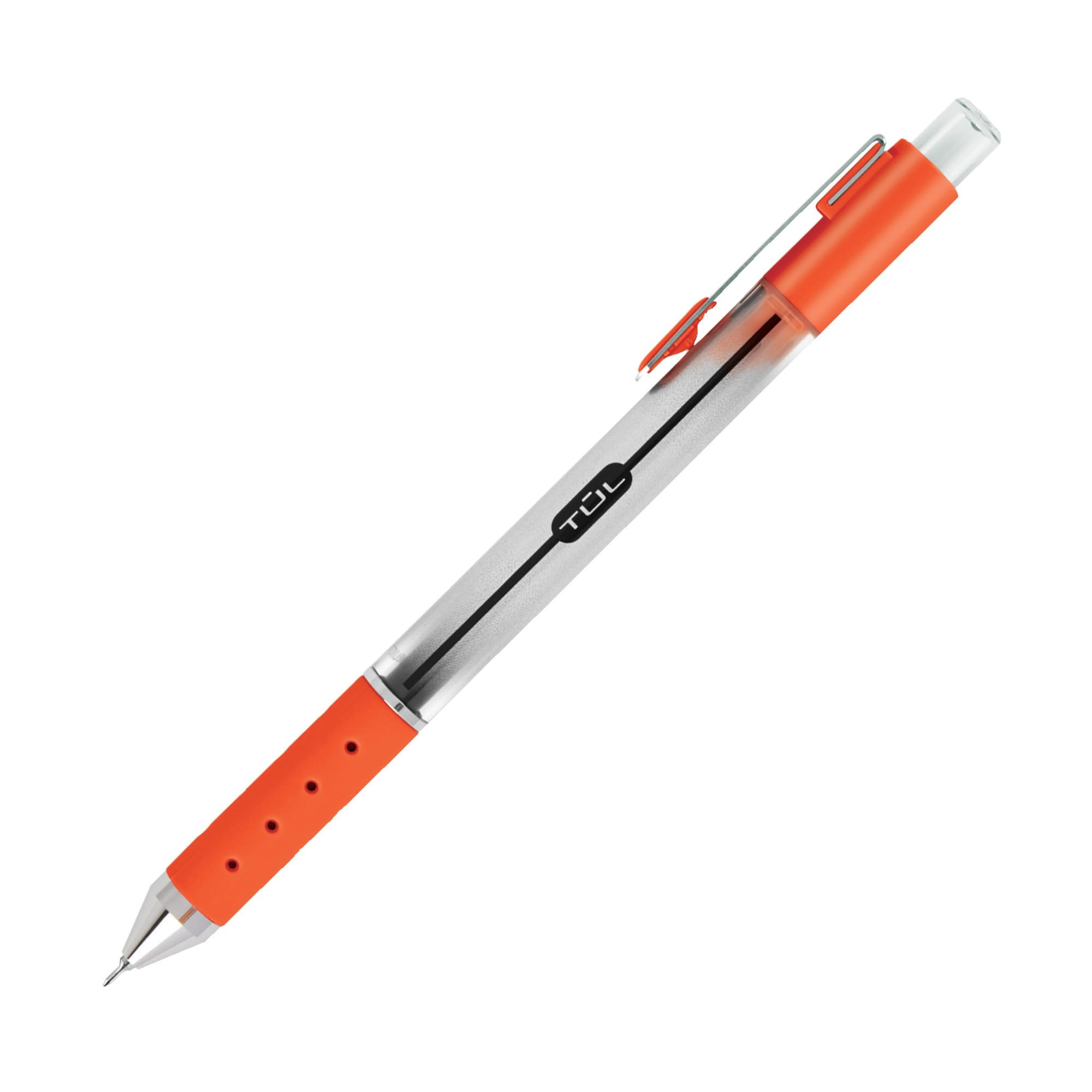 TUL Retractable Gel Pens, Needle Point, 0.7 mm, Gray Barrel, Assorted Bright Ink Colors, Pack Of 8 - Image 7